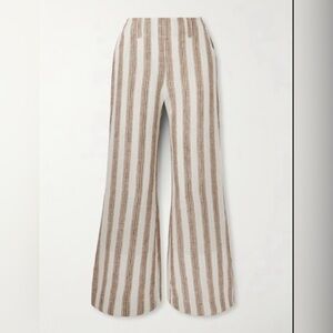 Alix of Bohemia Charlie Desert Striped Linen Flared Pants Wide Leg Retro‎ 70s 2